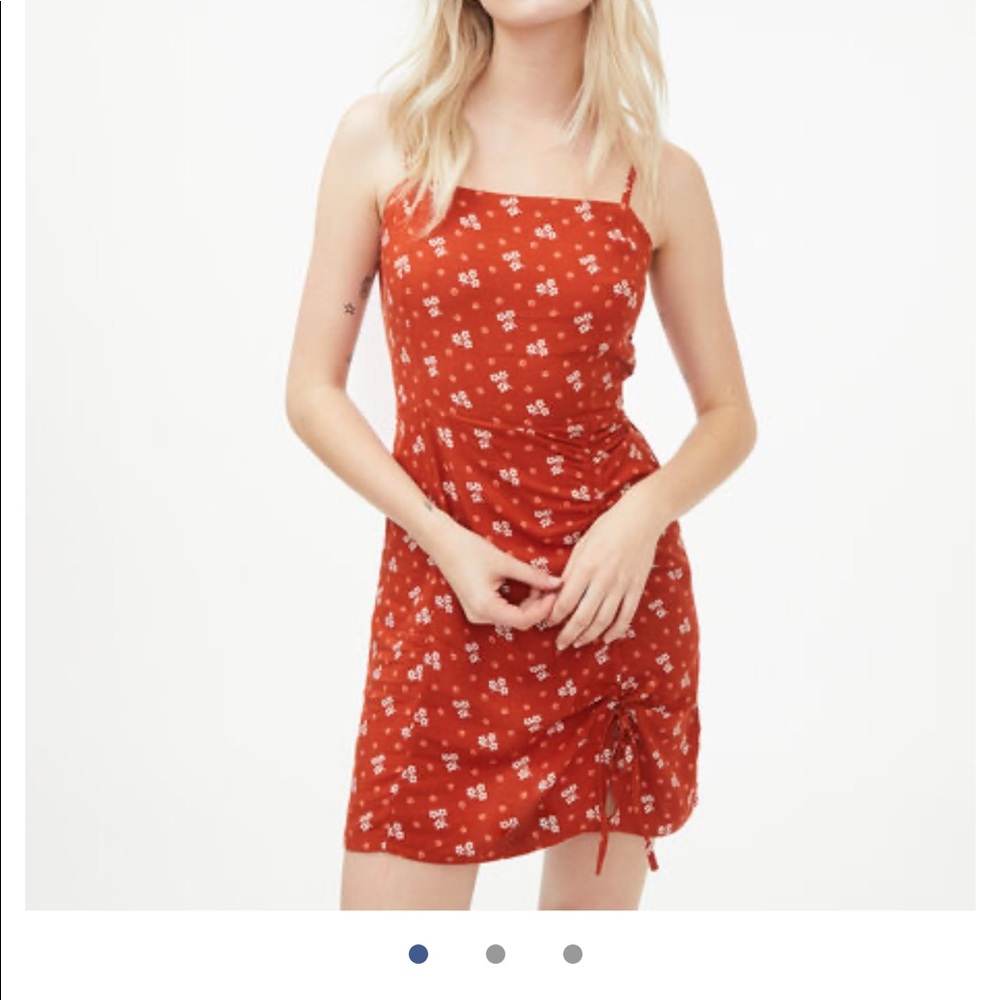 Ruched mini dress